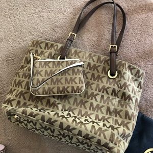 Michael Kors Set Set Monogram Tote - Lightly Used!